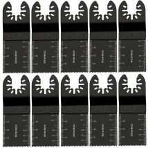 10PCS 34mm Outil Multifonction Lames Lame,Oscillante Outils en Acier au Carbone à Usages, Multiples diy pour Scier Couper