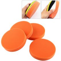 10Pcs 6'(150mm) Sponge Polishing Buffing Waxing Pad Kit Tool For Car Polisher Buffer Orange