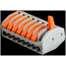 10Pcs Connecteur Electrique, 222-418 Bornes Electriqu, Bornes De Connexion Avec 8 Levier De Commande
