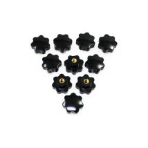 Yzmrbdqc - 10pcs M8 Female Thread Plastic Star Shaped Button Knob Clamp Knob