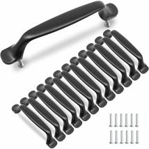 10PCS Poignée de Cuisine Alliage d'Aluminium Poignées Placard Tiroir Chambre Meubles - Centre du Trou 96MM