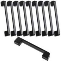 Jalleria - 10pcs poignée meuble entraxe 160mm-poignée porte cuisine noire poignee barre meuble poignee de cuisine noire 160mm