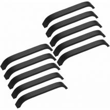 10pcs Poignée Meuble Noir -Poignée De Meuble Cuisine Noir Entraxe 160mm Poignées De Placard Cuisine Meuble Placard