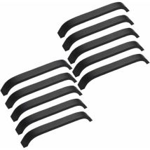 10pcs Poignée Meuble Noir -poignée De Meuble Cuisine Noir Entraxe 160mm Poignées De Placard Cuisine Meuble Placard
