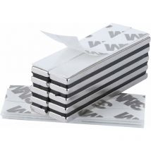 Choyclit - Free Felivery 10pcs Rectangle Neodymium Magnets 60 x 10 x 3mm, Magnets with Adhesive Film Self-Adhesive Extra High Adhesive for diy,