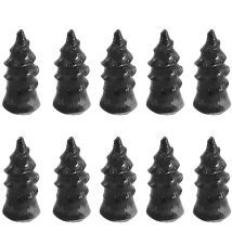 10pcs Reparation De Clous Pour Voiture Camions Moto Scooter Velo Pneu Crevaison Reparation De Clous En Caoutchouc Tubeless Ensemble, Modele: Petit - 