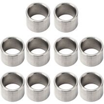 Ineasicer - 10Pcs Rondelle d'écartement 15mm od 12mm id Acier inoxydable Hardware Accessory Part Set Kit3515-0015-0120