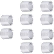 Ineasicer - 10Pcs Supports d'écartement ronds non filetés en alliage d'aluminium Diamètre extérieur 10mm8mm