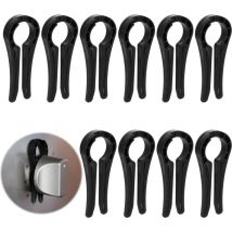 10pcs Verrous de Bouton de Cuisinière, à l'Épreuve des Bébés Couvercles de Bouton de Cuisinière Verrous de Cuisinière Sécurité des Enfants pour Bébé