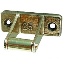 10PZ cavallotto in ottone per aste di cremonesi mm 30 ottone lucido