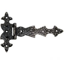 10PZ cerniera ferro battuto piana art. 312/B mm 95X140