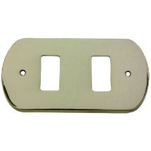 10PZ coprinterruttore 'aurora' 2 fori