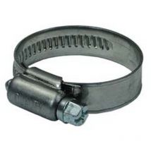 10PZ fascetta stringitubo in acciaio inox aisi 430 MM.12,7 - MM.150/170