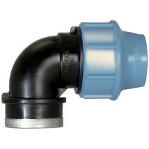10PZ gomito a 90° con derivazione femmina Ø32 x 1