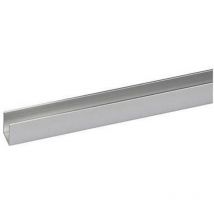 10pz Profilo Per Fai Da Te Tipo 'U' Mm 10 X 10 X 1 - Mt 2 Argento Bril.