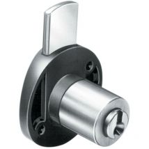 10PZ serratura verticale x cassetti cilindro DIAMETRO16,5 mm art. 2130 MM.20