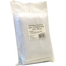 10PZ zanzariera poliestere finestra 130X150 bianco