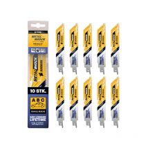 Amboss Werkzeuge - 10x Amboss Metal Shock Säbelsägeblatt Länge 150 mm 8 ZpZ