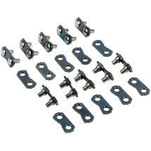 10x Attache rapide maillon de jonction pas 3/8 inch épaisseur plaque intérieure 1,3mm pour chaîne de tronçonneuse Raccordement Connecteur