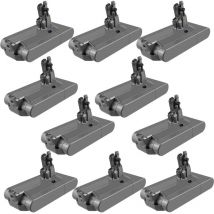 10X Batterie pour Dyson V11 Absolute Extra V11 Absolute V11 295124-01 25,2V 3600mAh Batterie à vis