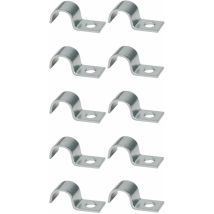 Cyclingcolors - 10x Collier de fixation en acier zingué Attache serrage Tube Tuyau Câble, ø 8mm