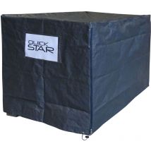 Quick-star - 10x Coperchio della scatola a rete 125x85x87cm Grigio pe Tessuto protettivo Coperchio Tarpaulin Polvere Borsa di spedizione