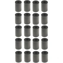 20x distanziatori in plastica distanzatore cilindrico tondo nero diametro M5 x altezza l = rondella da 6 mm