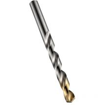 Foret hélicoidal TypN A002 D.3.57mm hss Brut/TiN Queue cylindrique droite s Dormer Par 10)