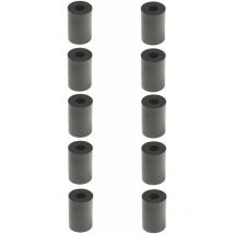 10x entretoise plastique diamètre M12 x hauteur l = 12mm rondelle