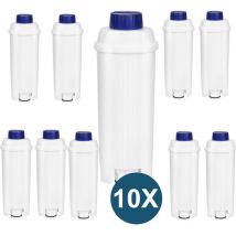 Wolketon - 10x Filtre à eau pour Delonghi compatible pour DLSC002 ecam etam EC800 avec charbon actif pour 60 litres d'eau