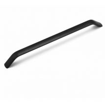 10X Poignées et boutons de tiroir Cuisine Armoire Porte Poignées Placard Tiroir Chambre Meubles Tirer Entraxe Procédé de Sablage 224mm Noir