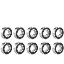 10x roulements à billes 6205-2RS 25 mm x 52 mm x 15 mm