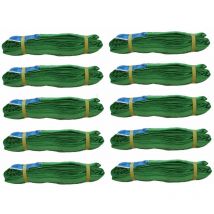 Baumarktplus - 10x Rundschlinge 2000 kg 2 to grün 2 m Umfang Hebeband Hebeschlinge Hebegurt