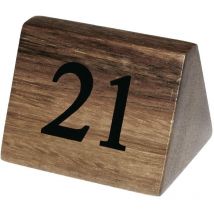 10 x tavolo in legno numero segni numeri 21 – 30 decorazioni ristorante legno