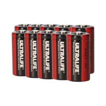 10x Ultralife Batterie CR123A 3V 1.6Ah 2/3A Li-MnO2 2/3A