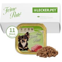 11 x 150 g de friandise.Pet Josie's Fine Paté Riche en Veau Nourriture humide pour chiens Nourriture complète