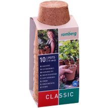 Anzuchttöpfe Classic rund ø 11 cm (10 Stück, biologisch abbaubar) - Romberg