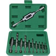 Sjqka - 11 Pièces Extracteur de Vis Cassé, Kit D'extraction de Boulon, pour Enlever Les Vis Boulons Fixations Endommagées (Diamètre 2-7.5 mm)
