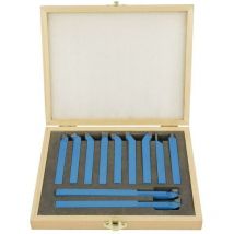 11 Pièces Outils De Tour De Tour à Pointe De Carbure, Ensemble D'Embouts D'Outils De Coupe En Métal
