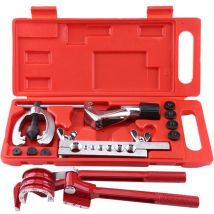 11-teiliges Rohr-Bördelset, Bremskraftstoffschlauch-Reparatur-Bördelset mit Fräser-Biegewerkzeug-Set