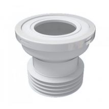 Starrer Toilettenschüsselanschluss 110 mm – Gummidichtung – 5 Gummikegel – Kompatibel mit 110 mm WC-Becken