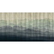 Papier peint panoramique design paysage montagne Tapisserie panoramique effet 3D pour chambre Papier peint panoramique original pour bureau