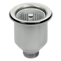 115 Mm Edelstahl-spültischablauf Mit Vegetarian-abfallsieb Für 90 Mm Bohrung