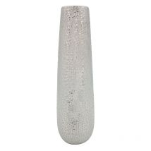 11.5cm Ceramic Vase For Living Room Furniture, Luxury Handmade Table Vase in Silver