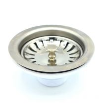 Aniplast - 115mm Stainless Steel Strainer Basket for Kitchen Sink Drain