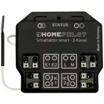 Homepilot - unknown Récepteur d'éclairage connecté 2 canaux Interrupteur encastrable Pour le contrôle électrique et lumineux Contrôle via