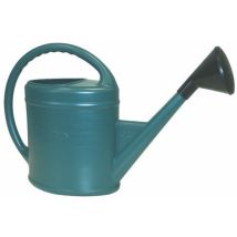 Eda – Ovale Gießkanne aus Kunststoff mit 6-l-Brausekopf – Grün