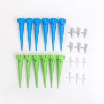 Leisei - Ahlsen 12 piezas botella de goteo botella de riego por goteo riego automático de plantas riego por goteo con válvulas para jardín hogar