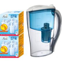Pack 12 Cartouches et carafe bleue offerte