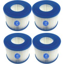Freosen - 12 cartuchos filtrantes de repuesto para Lay-Z-Spa Pool Bestway Flowclear Bestway spa Tipo vi